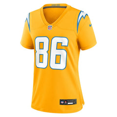 Los Angeles Chargers Nike Oronde Gadsden  Women's Alternate Charger Power Game Jersey