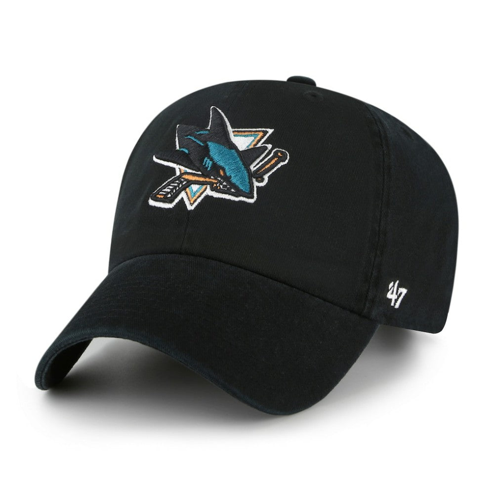 San Jose Sharks '47 Logo Clean Up Adjustable Hat Sale