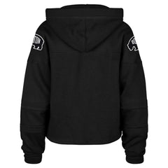 Boston Bruins '47 Women's Cropped Lacer Hoodie For Sale