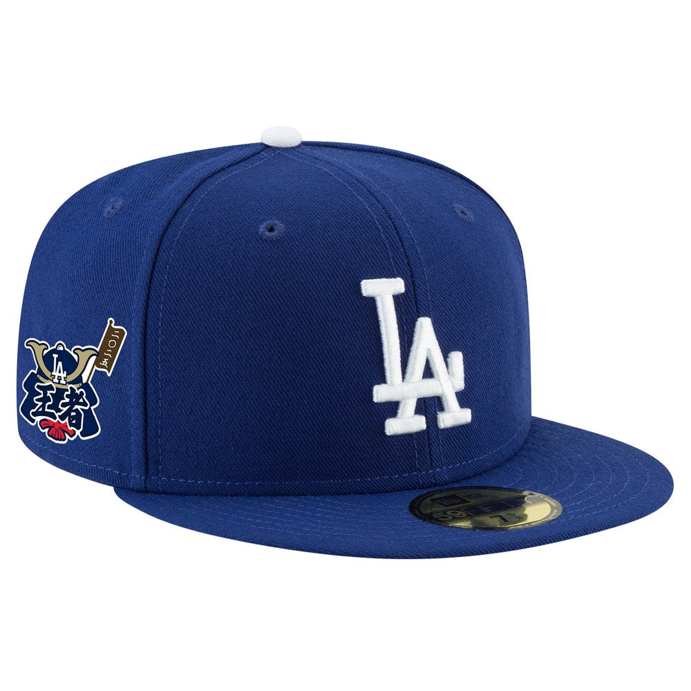 Los Angeles Dodgers New Era 2025 Champions Samurai Side Patch 59FIFTY Fitted Hat | MLB Online