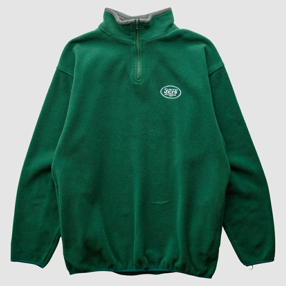 New York Jets Fanatics Majestic 2000s 1/4 Zip Sweatshirt