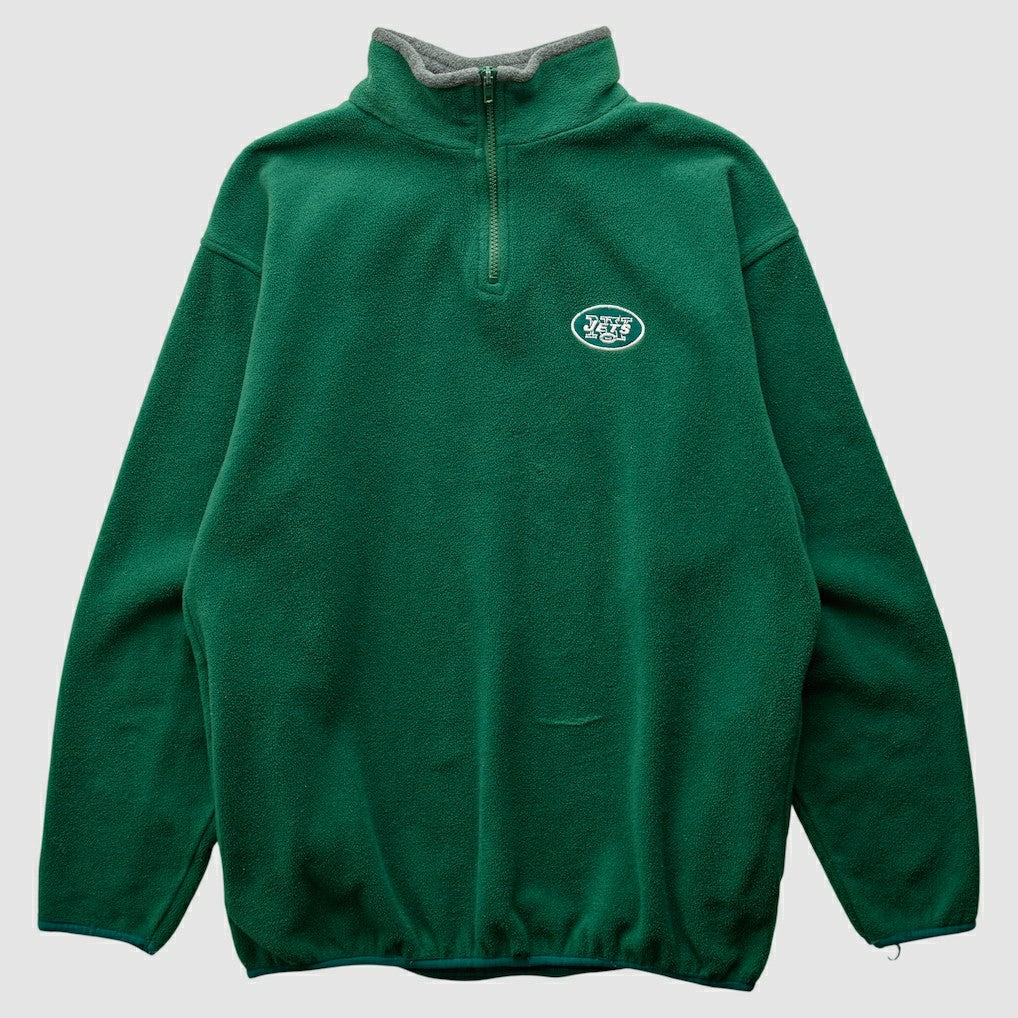 New York Jets Fanatics Majestic 2000s 1/4 Zip Sweatshirt