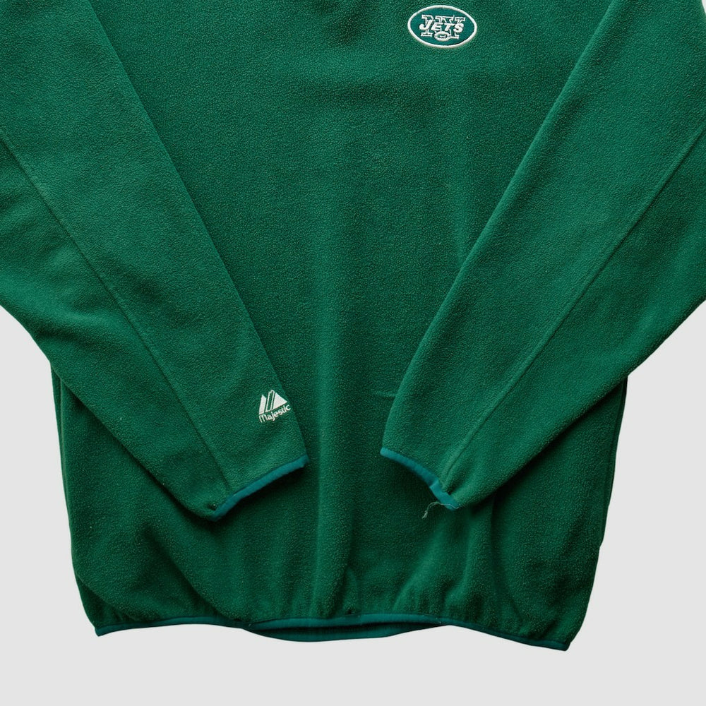 New York Jets Fanatics Majestic 2000s 1/4 Zip Sweatshirt
