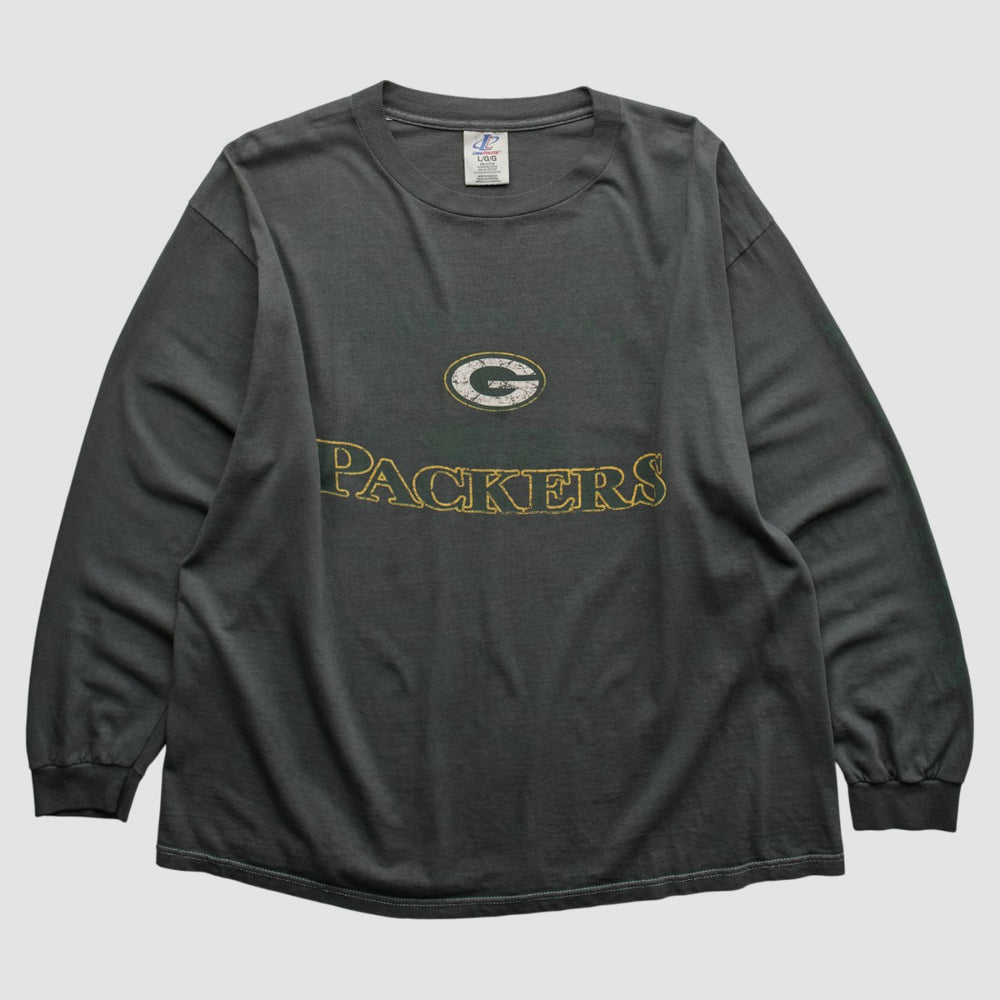 Green Bay Packers Fanatics Logo Athletic 2000s Long Sleeve T-shirt