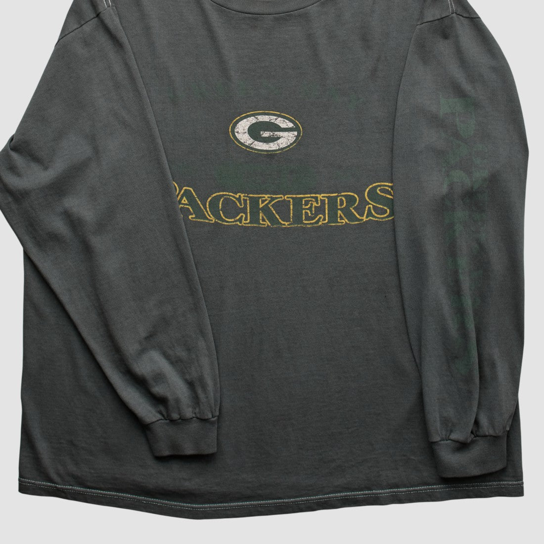 Green Bay Packers Fanatics Logo Athletic 2000s Long Sleeve T-shirt