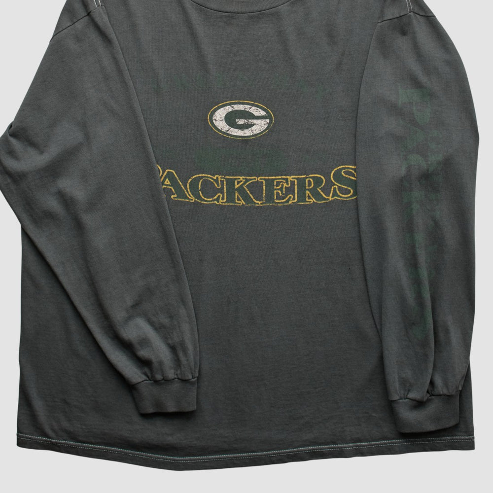 Green Bay Packers Fanatics Logo Athletic 2000s Long Sleeve T-shirt
