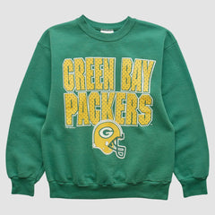 Green Bay Packers Fanatics Hanes 90s Pullover Sweatshirt