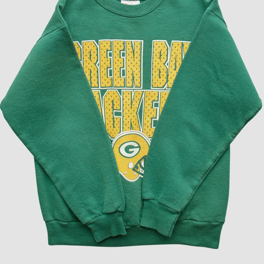 Green Bay Packers Fanatics Hanes 90s Pullover Sweatshirt