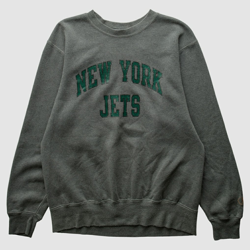 New York Jets Fanatics Champion 2000s Pullover Sweatshirt