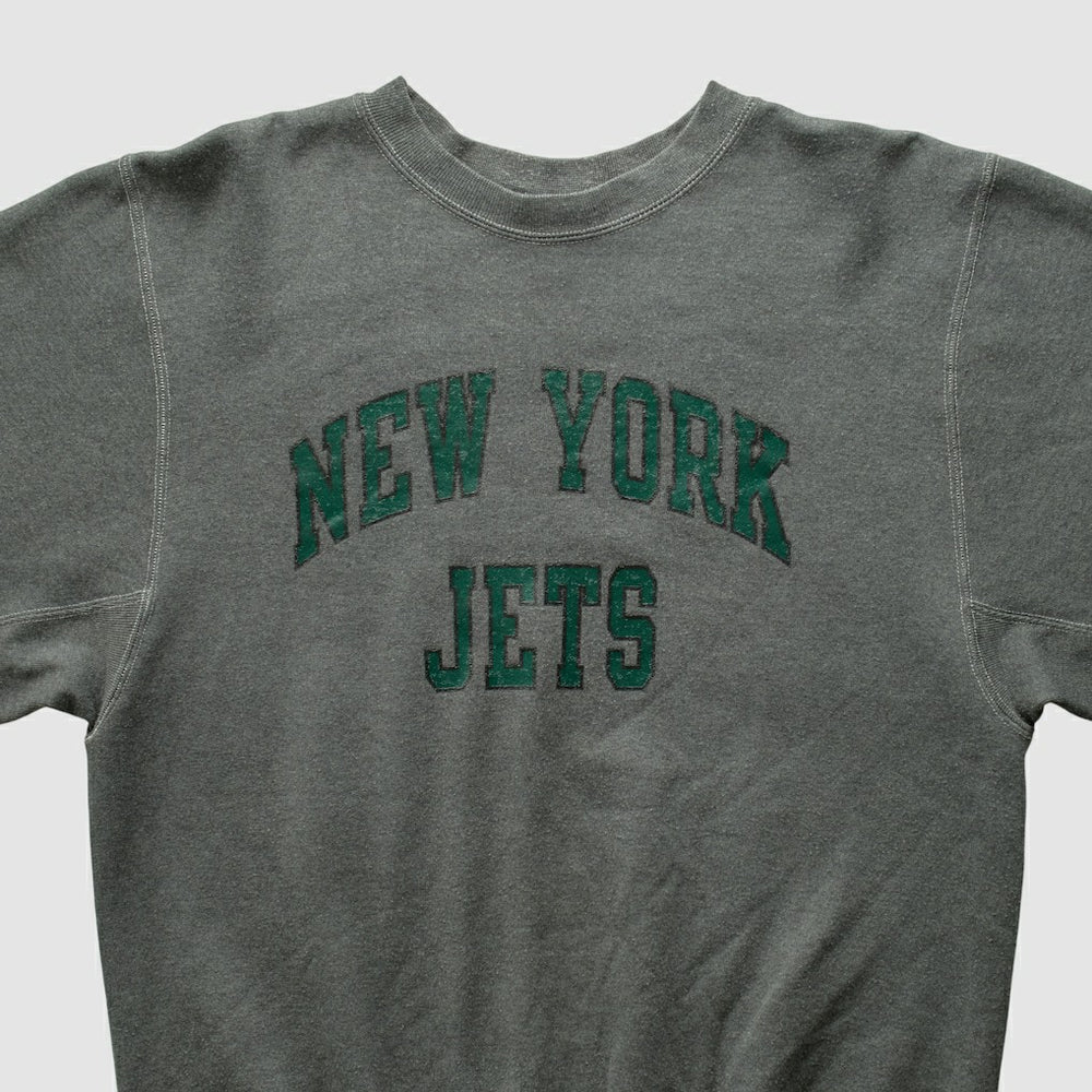 New York Jets Fanatics Champion 2000s Pullover Sweatshirt