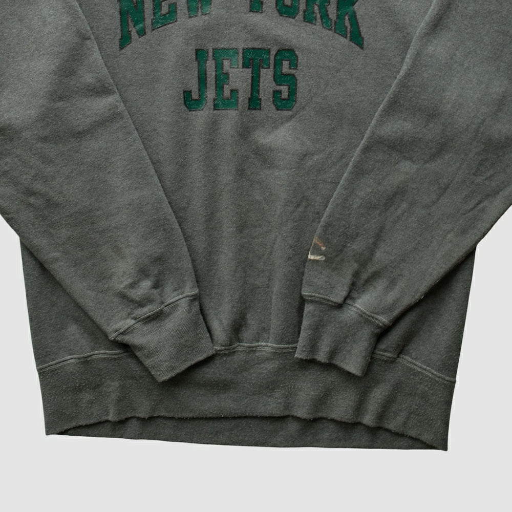 New York Jets Fanatics Champion 2000s Pullover Sweatshirt