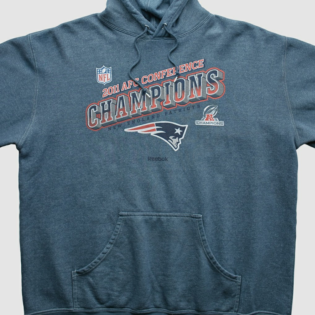 New England Patriots Fanatics Reebok 2011 Hooded Pullover Sweatshirt