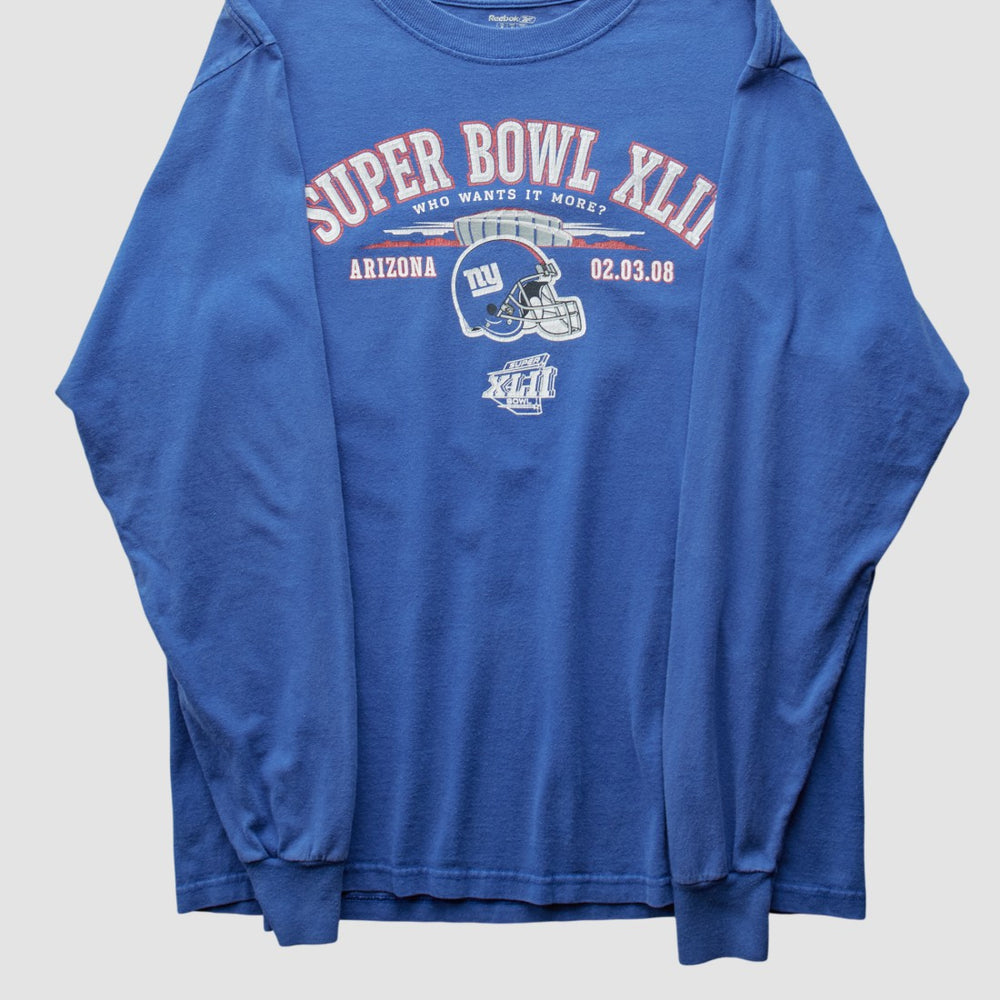 New York Giants Fanatics Reebok 2008 Long Sleeve T-shirt