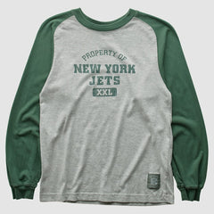 New York Jets Fanatics Grid Iron 2000s Long Sleeve T-shirt