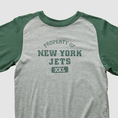 New York Jets Fanatics Grid Iron 2000s Long Sleeve T-shirt