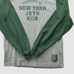 New York Jets Fanatics Grid Iron 2000s Long Sleeve T-shirt