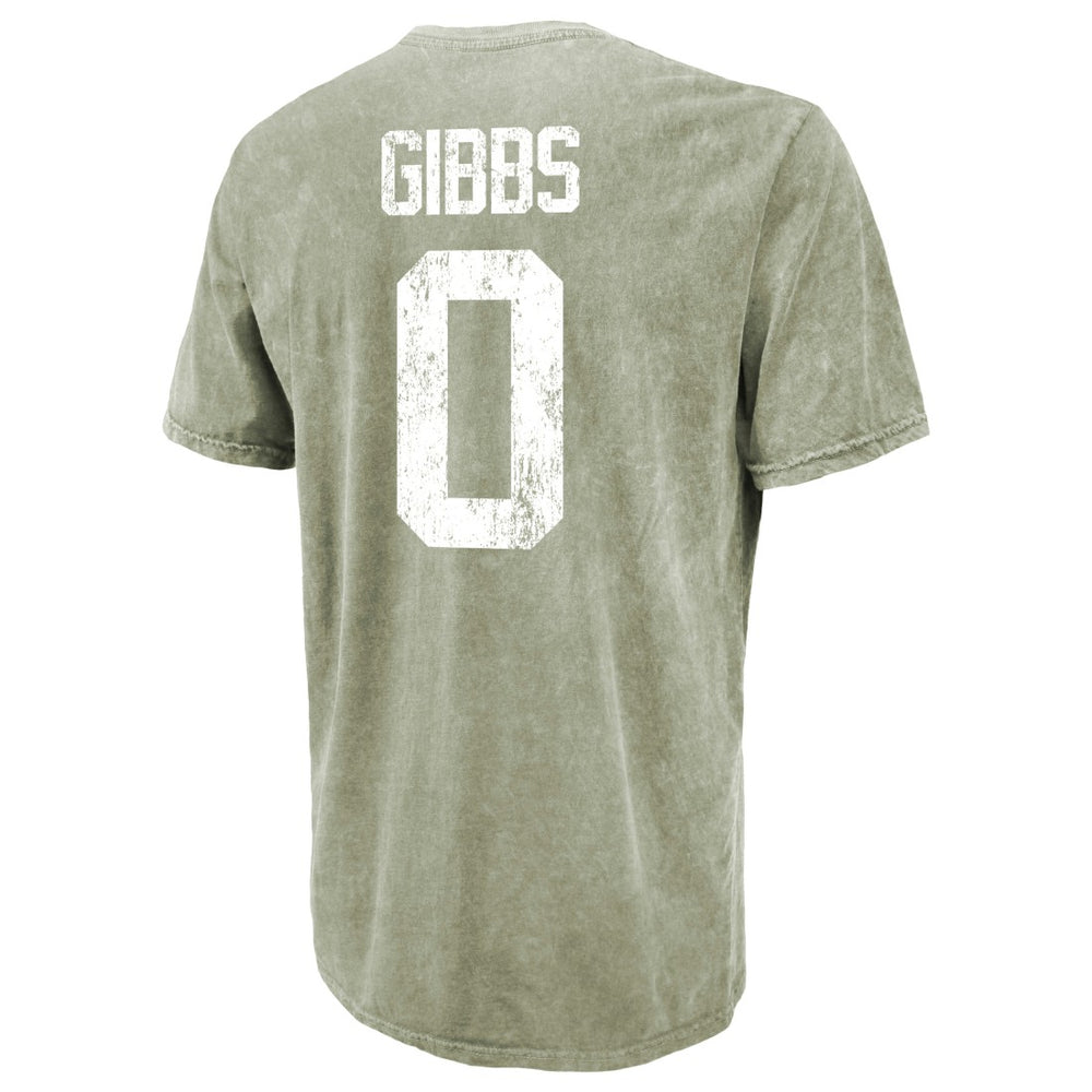 Detroit Lions  Jahmyr Gibbs  Majestic Threads Mineral Wash Name & Number T-Shirt