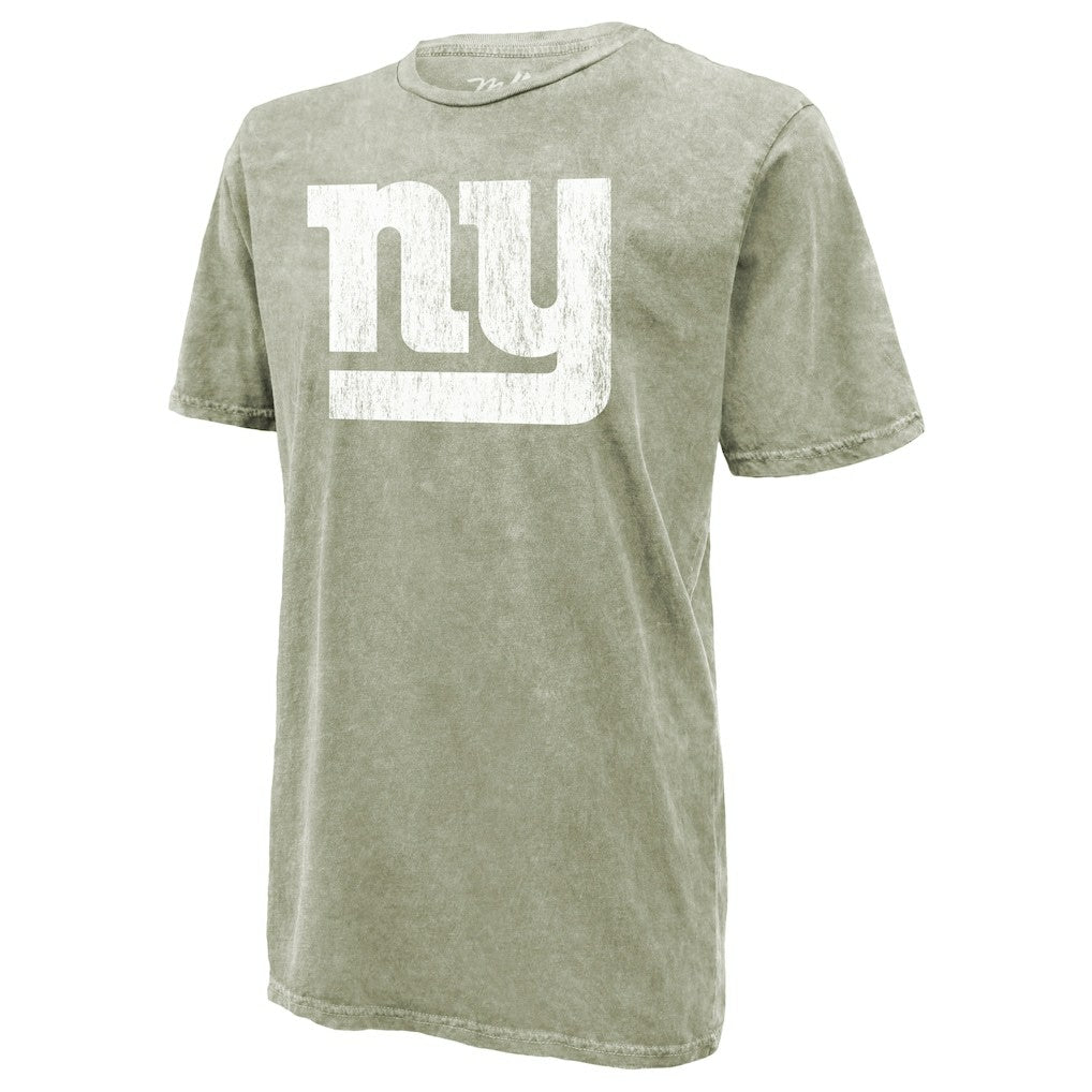 New York Giants New Era Jaxson Dart  Majestic Threads Mineral Wash Name & Number T-Shirt