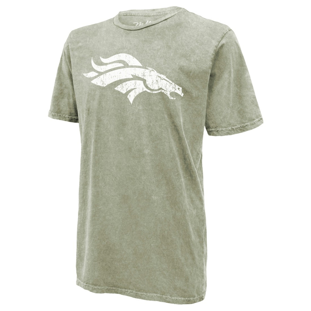 Denver Broncos  Bo Nix  Majestic Threads Mineral Wash Name & Number T-Shirt