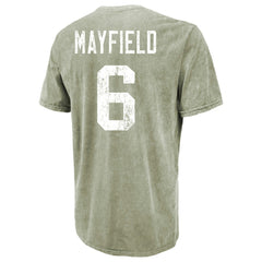 Tampa Bay Buccaneers  Baker Mayfield  Majestic Threads Mineral Wash Name & Number T-Shirt