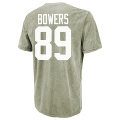 Las Vegas Raiders  Brock Bowers  Majestic Threads Mineral Wash Name & Number T-Shirt