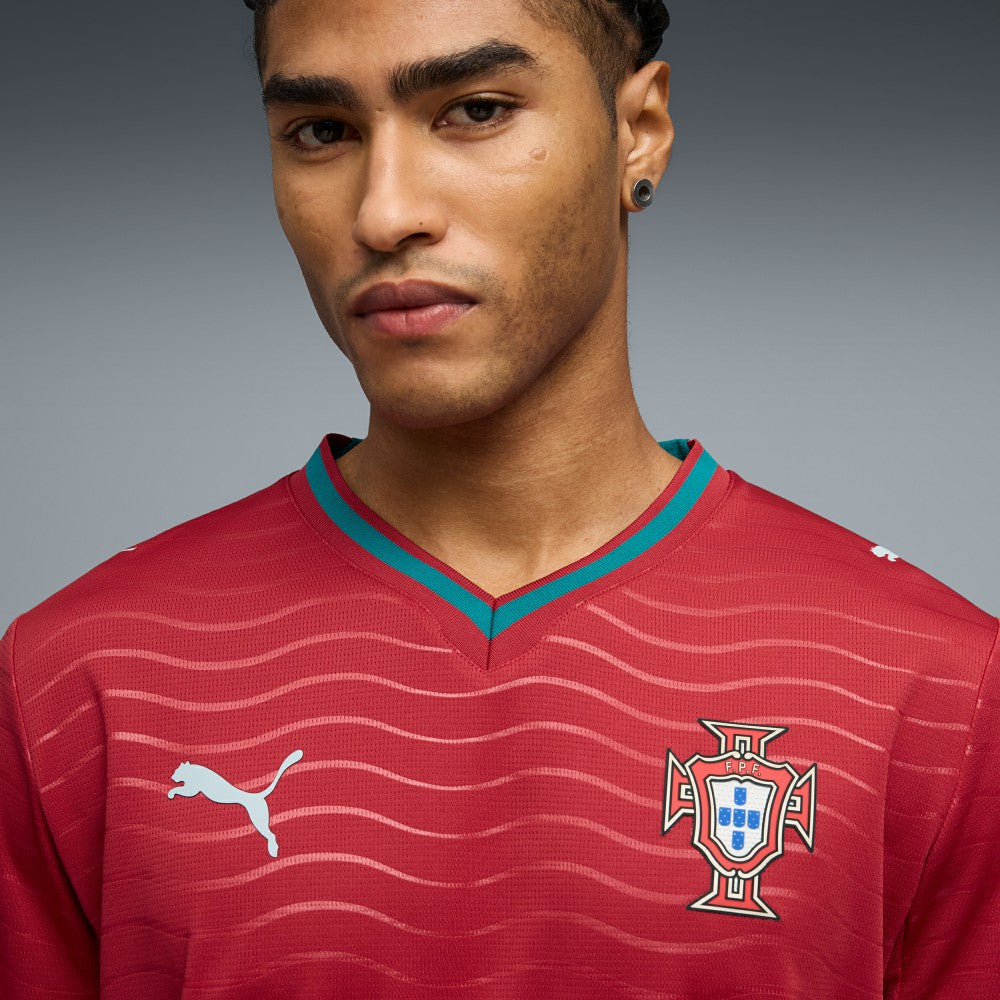 Portugal National Team 2026 Home Replica Long Sleeve Jersey Red - Puma