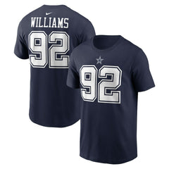 Dallas Cowboys Nike Quinnen Williams  Player Name & Number T-Shirt