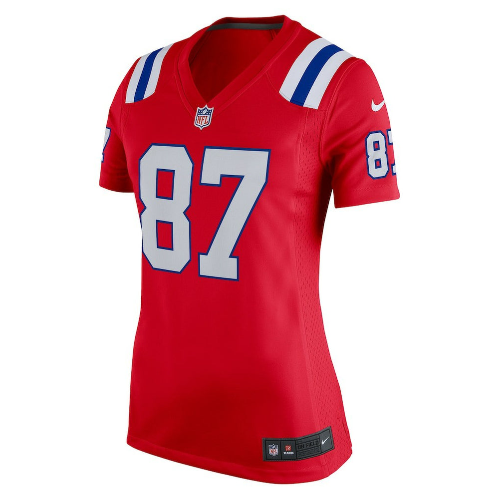 New England Patriots Nike Rob Gronkowski  Women's Alternate Retired Player Game Jersey