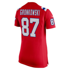 New England Patriots Nike Rob Gronkowski  Women's Alternate Retired Player Game Jersey