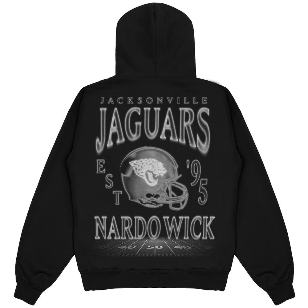 Jacksonville Jaguars  Nardo Wick Unisex Teal Smoke Hoodie