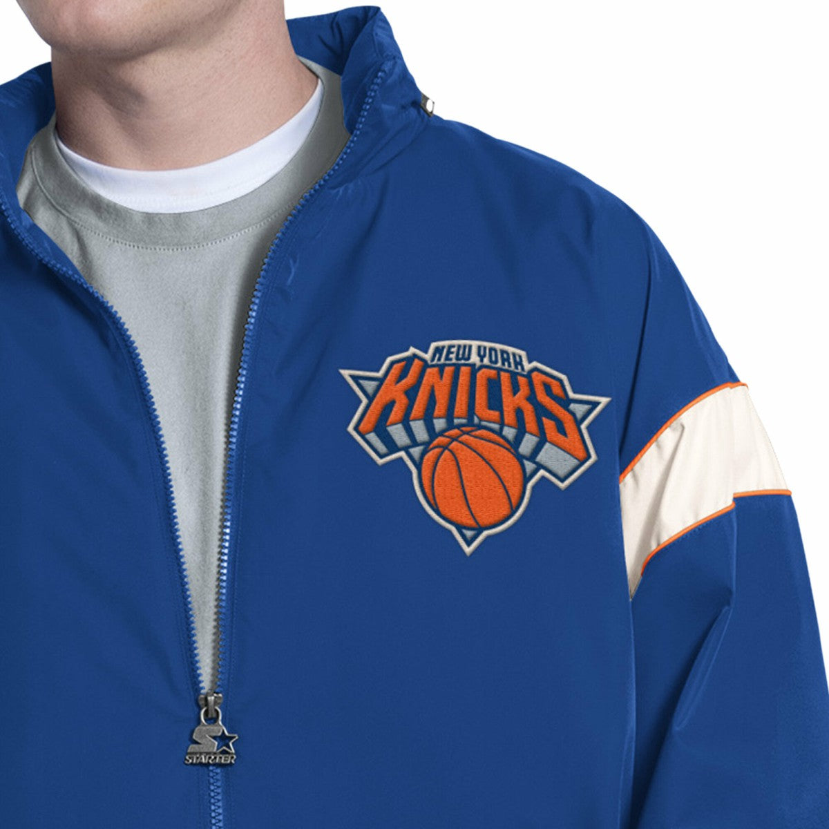 New York Knicks Starter The Gust Full-Zip Hooded Jacket Outlet