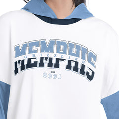 Memphis Grizzlies G-III 4Her by Carl Banks Women's Key Player Oversized Hooded Long Sleeve T-Shirt Online