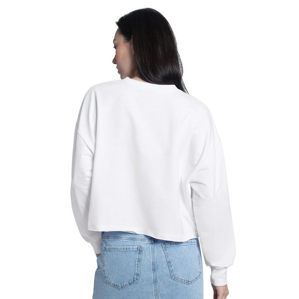 Chicago Bulls G-III 4Her by Carl Banks Women's Bleachers Cropped French Terry Sweatshirt On Sale