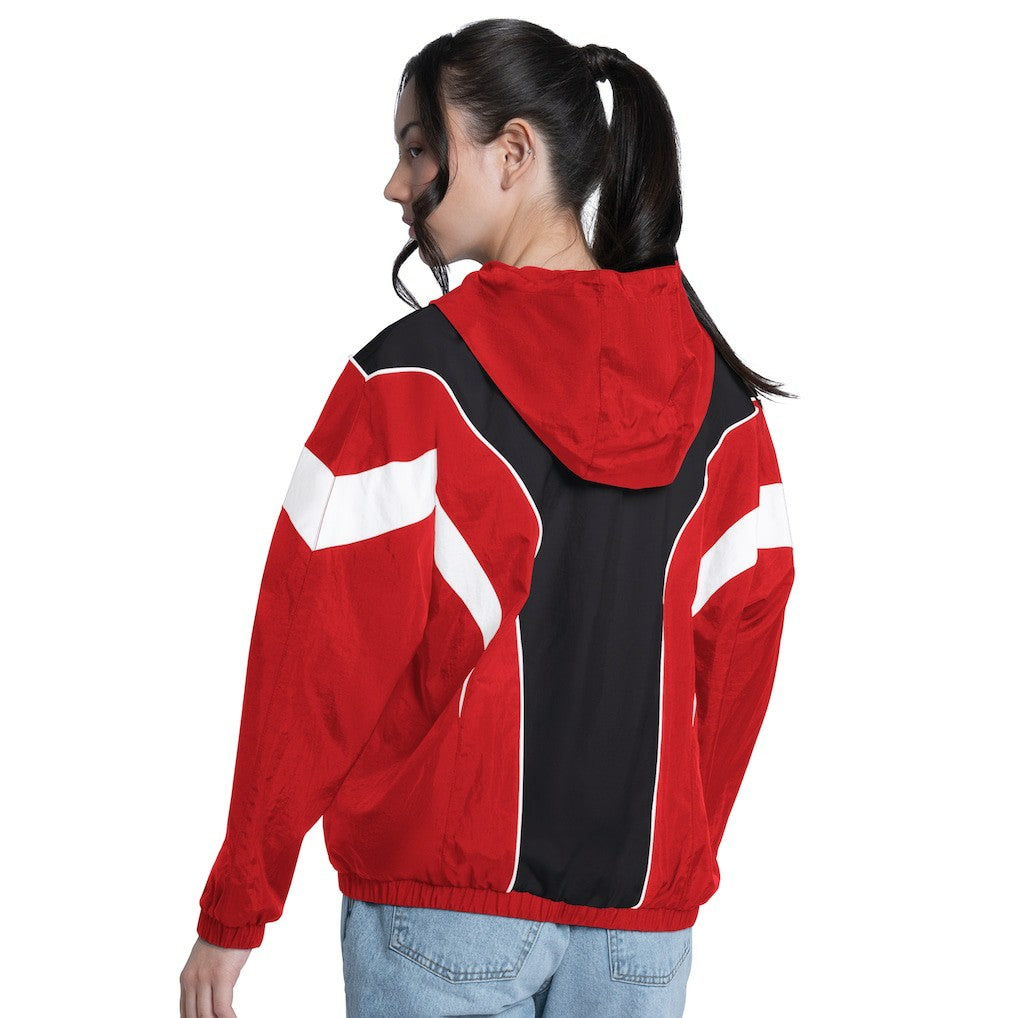Chicago Bulls G-III 4Her by Carl Banks Women's Quarterback Lightweight Oversized Full-Zip Jacket Discount