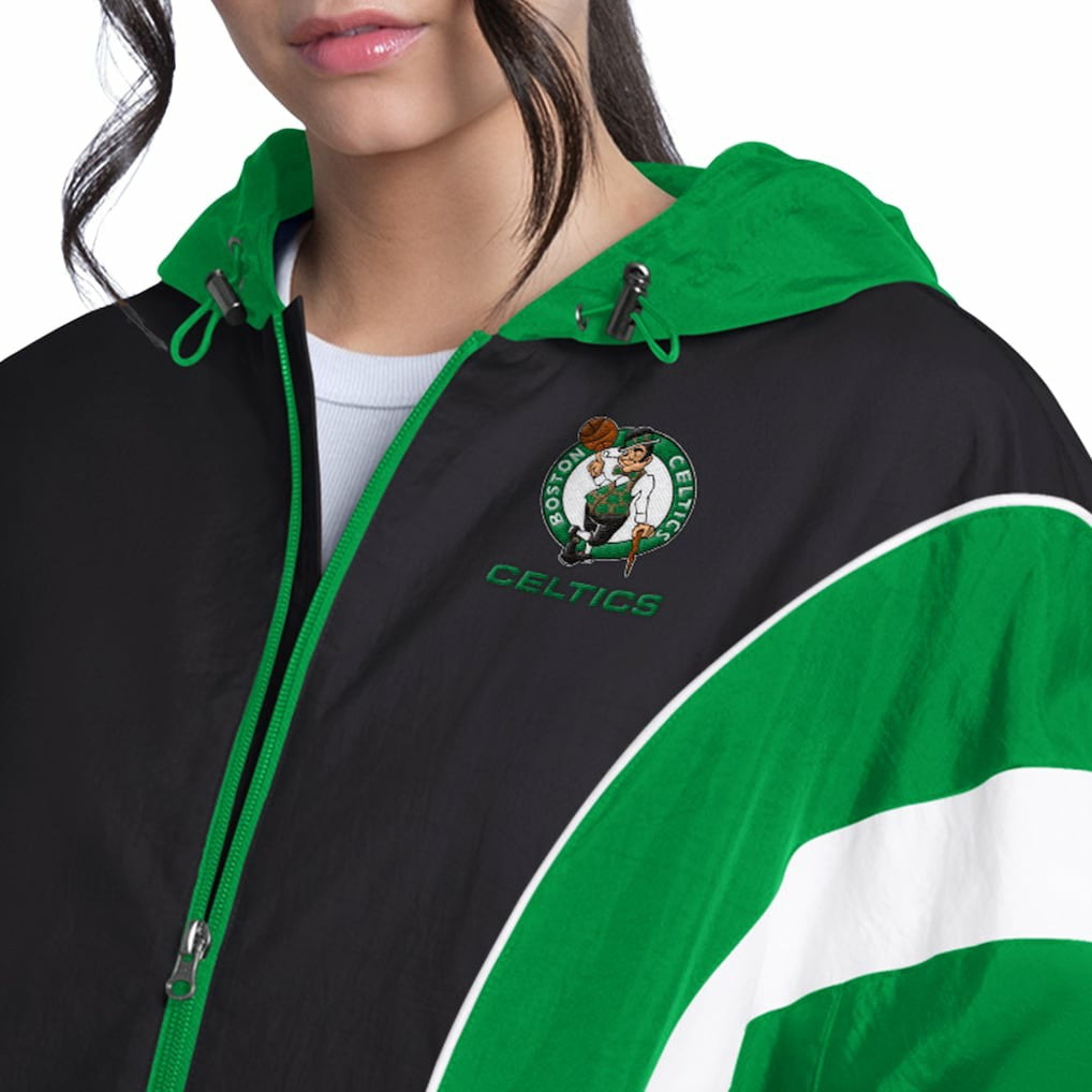 Boston Celtics G-III 4Her by Carl Banks Women's Quarterback Lightweight Oversized Full-Zip Jacket Discount