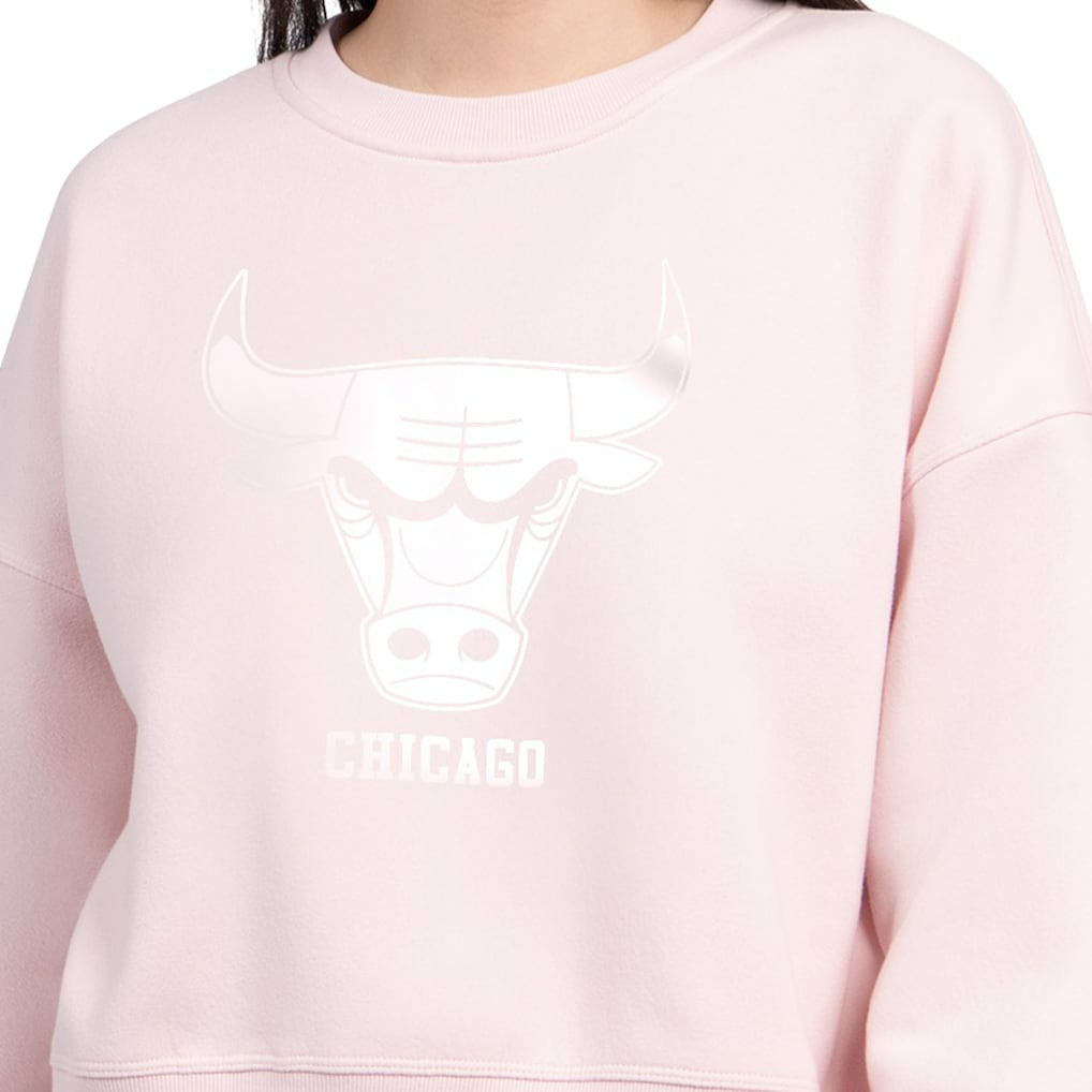 Chicago Bulls Starter Women's Pastel Boxy Sweatshirt Outlet