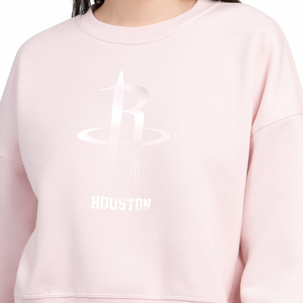 Houston Rockets Starter Women's Pastel Boxy Sweatshirt sale On Sale