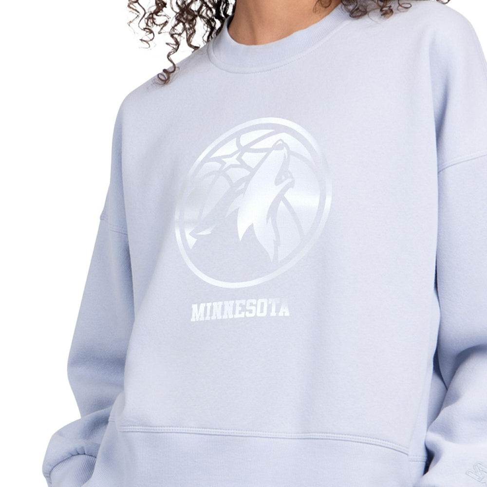 Minnesota Timberwolves Starter Women's Pastel Boxy Sweatshirt Discount