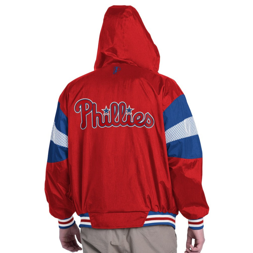 Philadelphia Phillies Pro Player Legacy Lightweight Full-Zip Hooded Jacket | MLB New