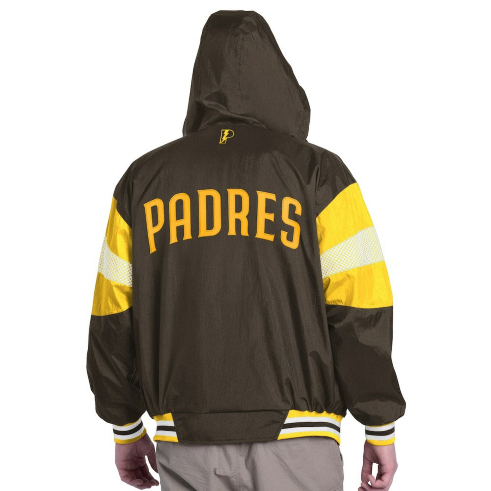 San Diego Padres Pro Player Legacy Lightweight Full-Zip Hooded Jacket | MLB Near me