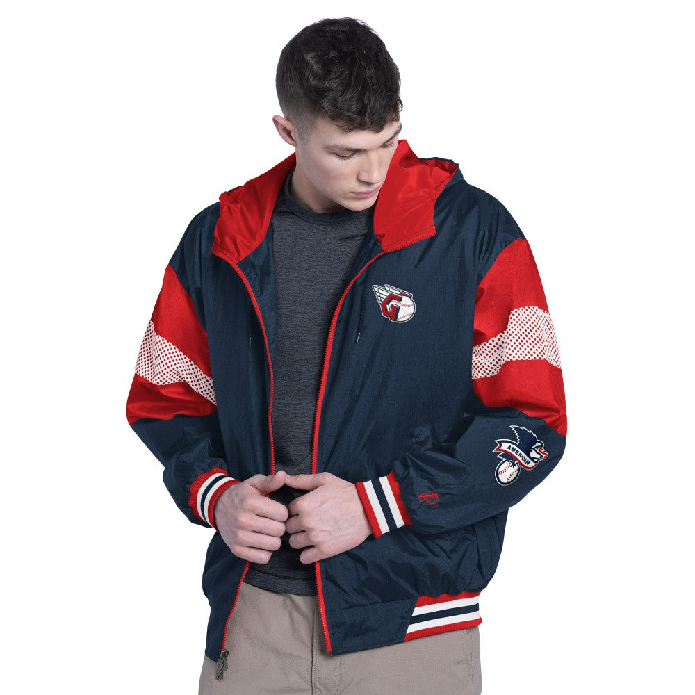 Cleveland Guardians Pro Player Legacy Lightweight Full-Zip Hooded Jacket | MLB New