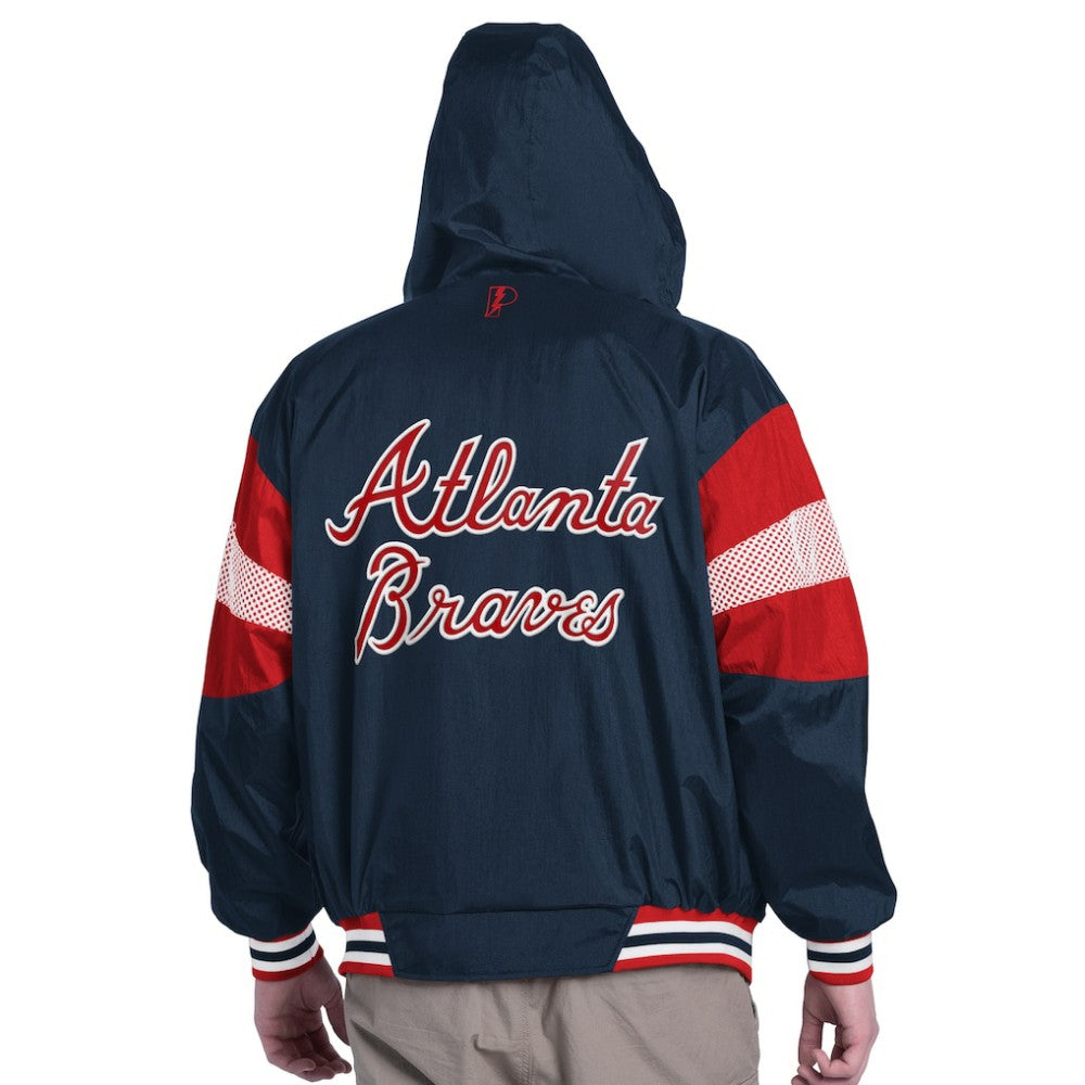 Atlanta Braves Pro Player Legacy Lightweight Full-Zip Hooded Jacket | MLB For sale