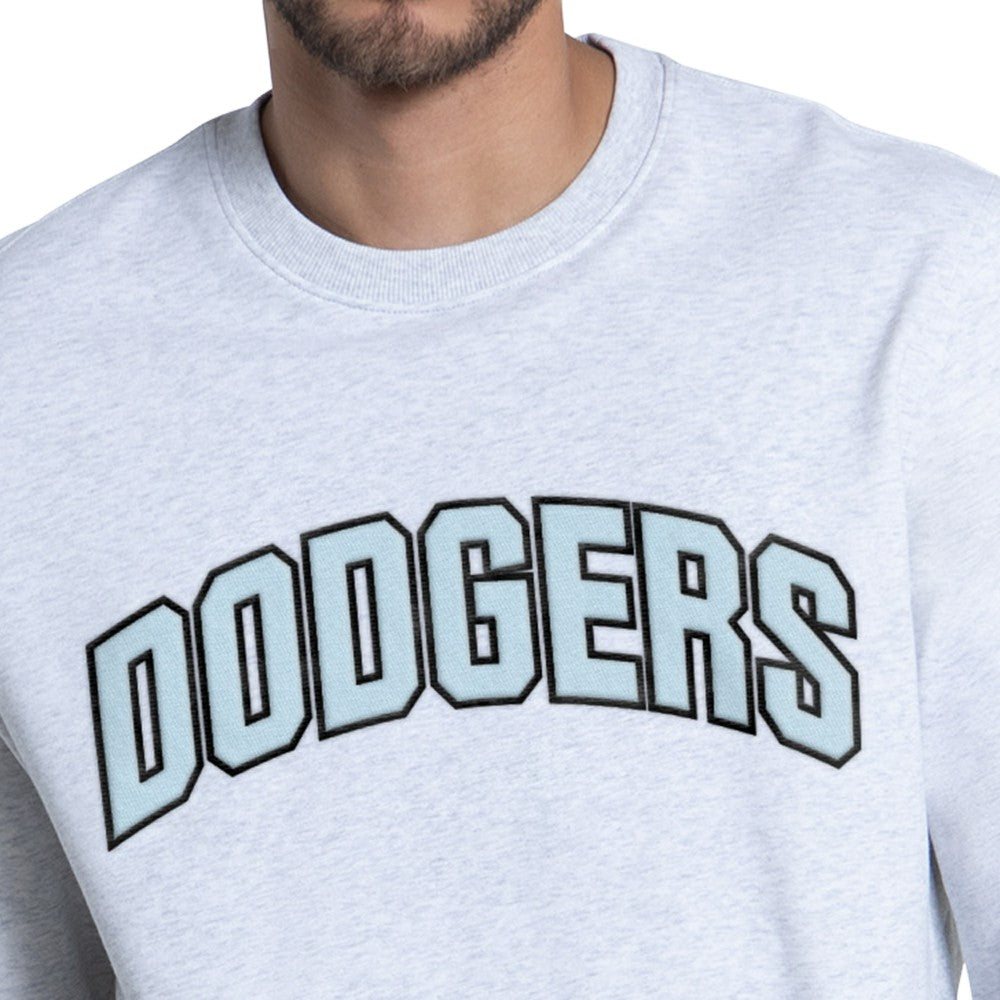 Los Angeles Dodgers Starter Face of Ice Blue French Terry Sweatshirt | MLB Discount
