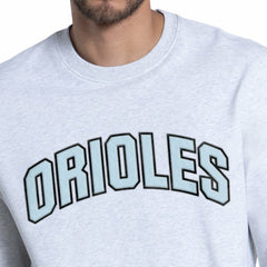 Baltimore Orioles Starter Face of Ice Blue French Terry Sweatshirt | MLB For sale