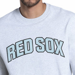 Boston Red Sox Starter Face of Ice Blue French Terry Sweatshirt | MLB New