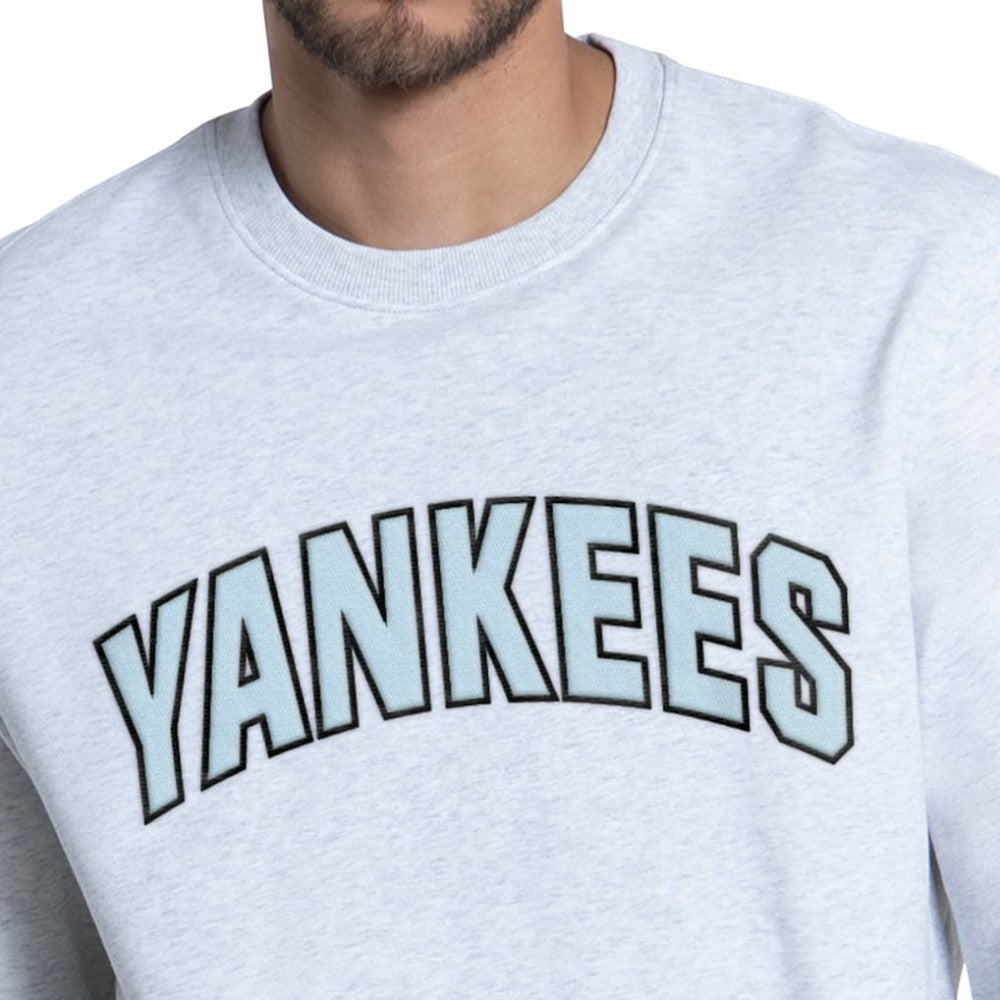 New York Yankees Starter Face of Ice Blue French Terry Sweatshirt | MLB Shop