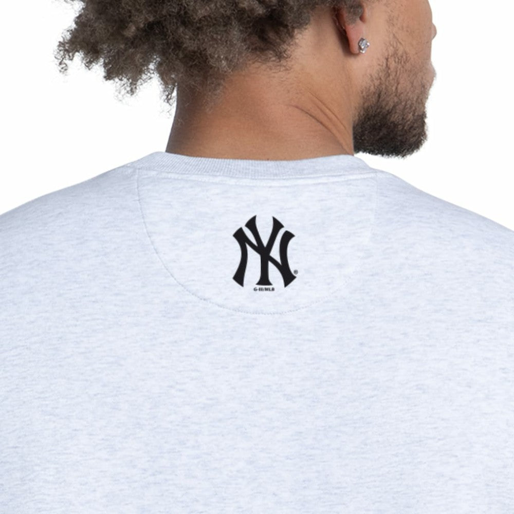New York Yankees Starter Face of Ice Blue French Terry Sweatshirt | MLB Shop