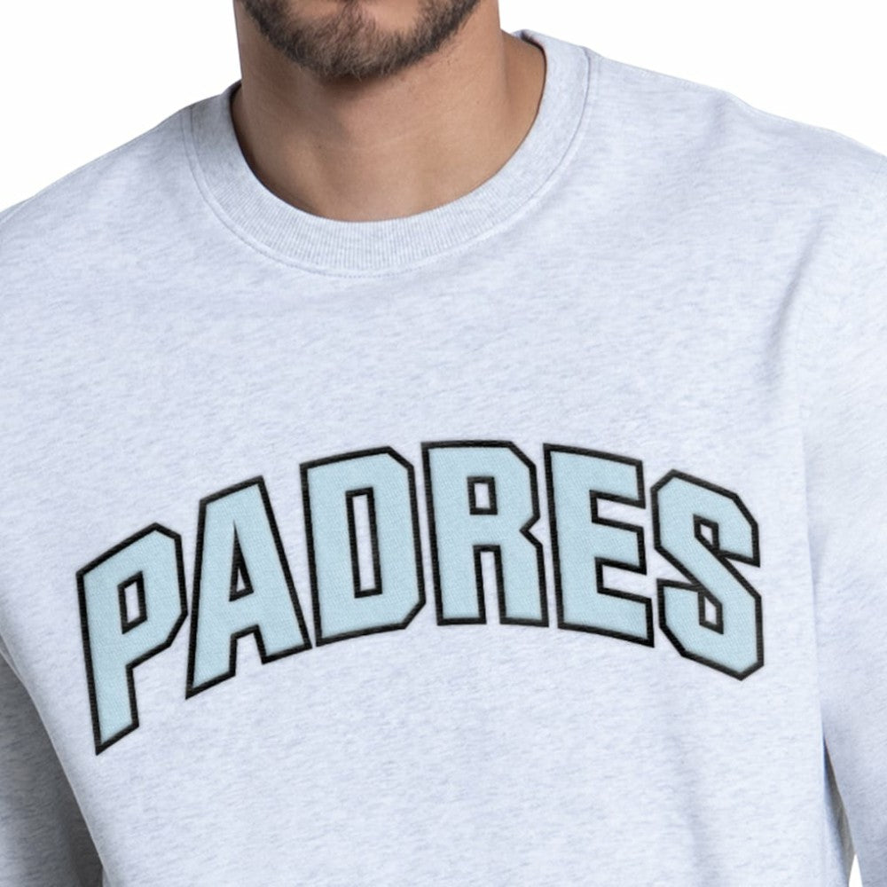 San Diego Padres Starter Face of Ice Blue French Terry Sweatshirt | MLB On Sale
