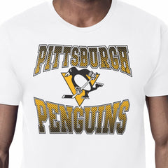 Pittsburgh Penguins Starter Comic Style Team Graphic T-Shirt On Sale