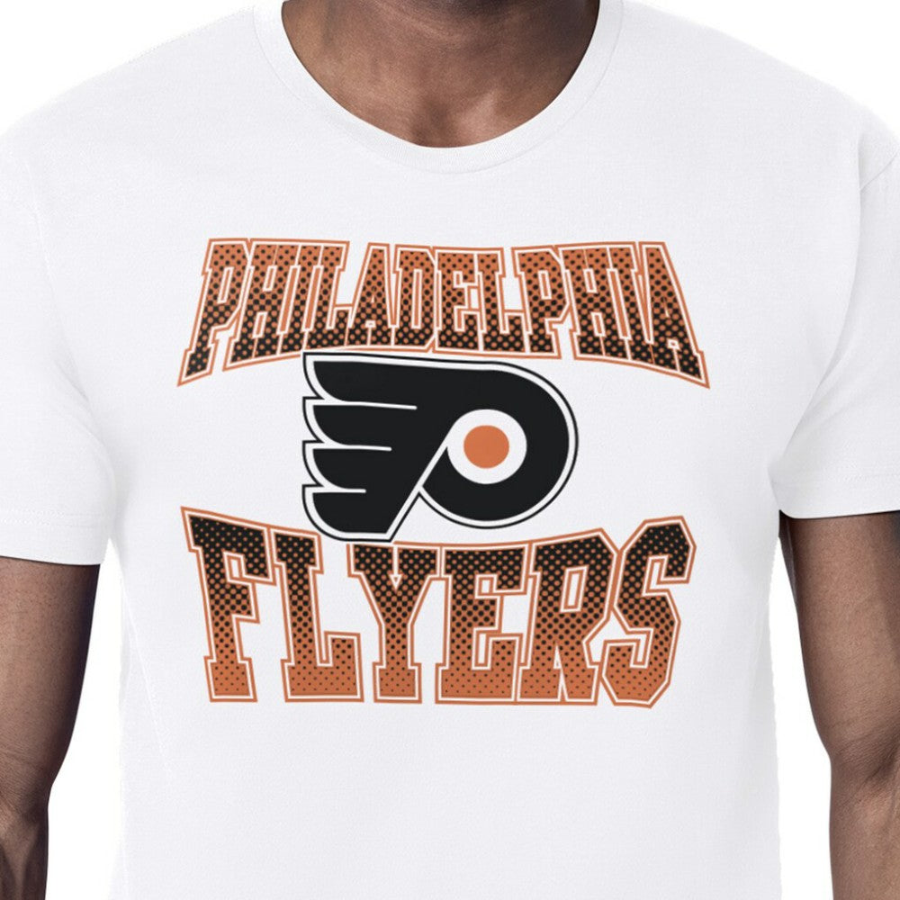Philadelphia Flyers Starter Comic Style Team Graphic T-Shirt For Sale